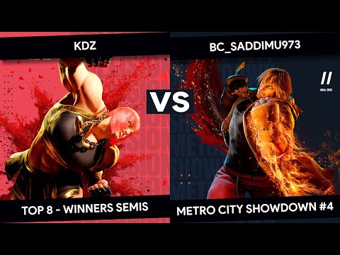 Metro City Showdown #4 - KDZ (Marisa) vs BC_Saddimu973 (Ken) - Top 8 - Winners Semis