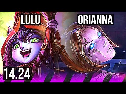 LULU & Aphelios vs ORIANNA & Ezreal (SUP) | KR Master | 14.24