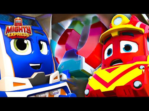 The Mega Magnet! Mighty Express Season 4 🧲 MINI EPISODE 🧲 - Mighty Express Official