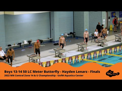 Boys 13-14 50 LC Meter Butterfly Finals - Hayden Lenarz (08.04.2022)