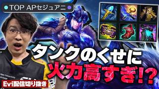 【セジュアニ vs ソラカ】タンクのくせに火力高すぎ！？激重CCとバーストで敵の陣形を破壊するえび【SHG Evi】