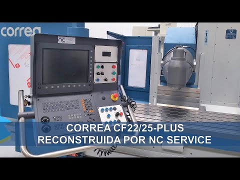 Fresadora CORREA CF22/25-Plus reconstruida por NC Service