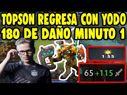TOPSON REGRESA CON TODO ABUSA DE UN MEEPO EN MID CON ELDER TITAN | DOTA 2