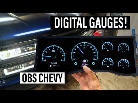 The COOLEST Gauge Cluster for the OBS Chevy Build!