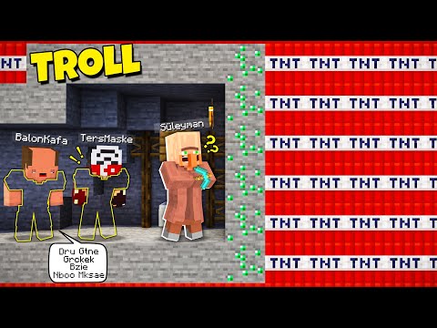 BALON KAFA İLE KÖYLÜ SÜLEYMANI TROLLEDİK !! - BalonCraft #273 - Minecraft