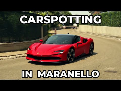 CARSPOTTING in MARANELLO - FERRARI SF90 STRADALE - ROMA - F8 TRIBUTO - HYBRID V6 PROTOTYPE & MORE