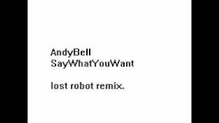 Andy Bell - Say What You Want (Lost Robot Remix)