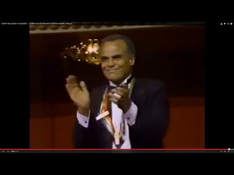 HARRY BELAFONTE ""HONOREE"" - (COMPLETE) 12th KENNEDY CENTER HONORS, 1989