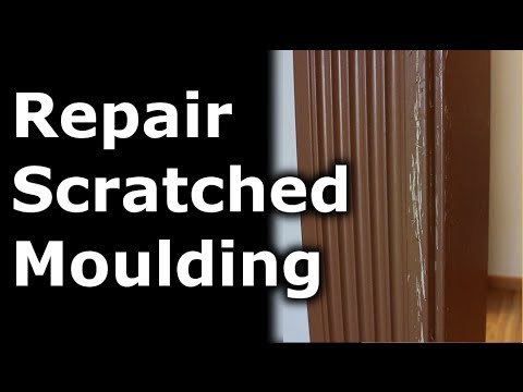 YouTube video about: How to fix cat scratches on door frame?