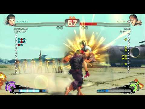 Juso [Sakura] vs jyobin [Ryu] SSF4 Japanese Online Ranked Matches - TRUE-HD