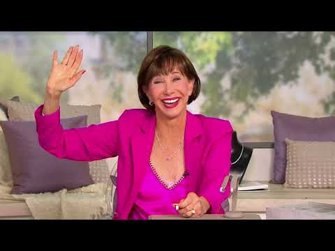 Diamonique x Kathy Levine Ferris Wheel Baguette Huggie Hoop Earrings on QVC