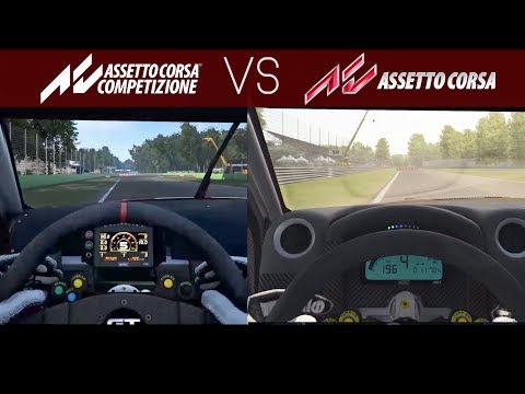 Assetto Corsa Competizione vs Assetto Corsa - 2015 Nissan GTR GT3 Comparison @ Monza