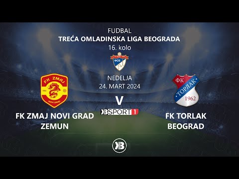 Omladinci: FK Zmaj Novi Grad (Zemun) - FK Torlak (Beograd) | 24.03.2024