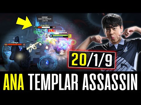 This is how ANA play TEMPLAR ASSASSIN - 20 KILLS DOTA 2