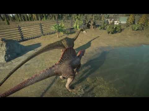 Spinosaurus Hunts Diplodocus | Jurassic World Evolution 2
