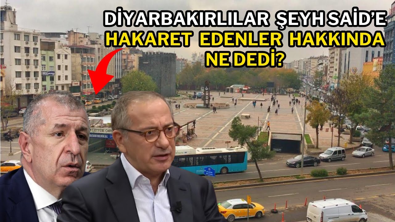 Diyarbakırlılar, Şeyh Said'e hakaret edenlere tepki gösterdi