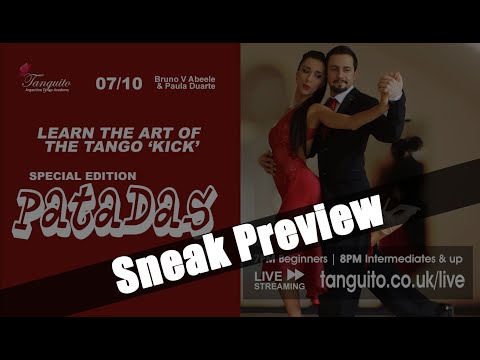 TANGO: PATADAS (KICKS) PART I - SNEAK PEEK @Tanguitoacademy @PDuarteTango
