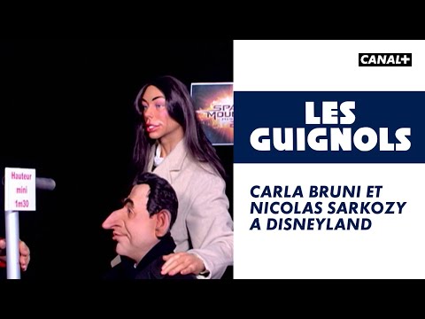 Carla Bruni et Nicolas Sarkozy à Disneyland - Les Guignols - CANAL+