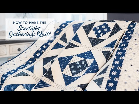How to Make the Starlight Gatherings Quilt Block | Shabby Fabrics