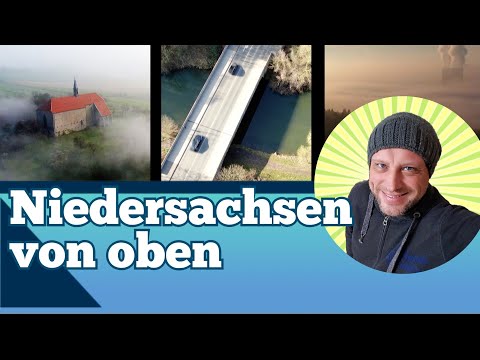 Niedersachsen von oben - 1 ganzes Jahr - Jahreszeiten in Niedersachsen aus der Luft - Compilation