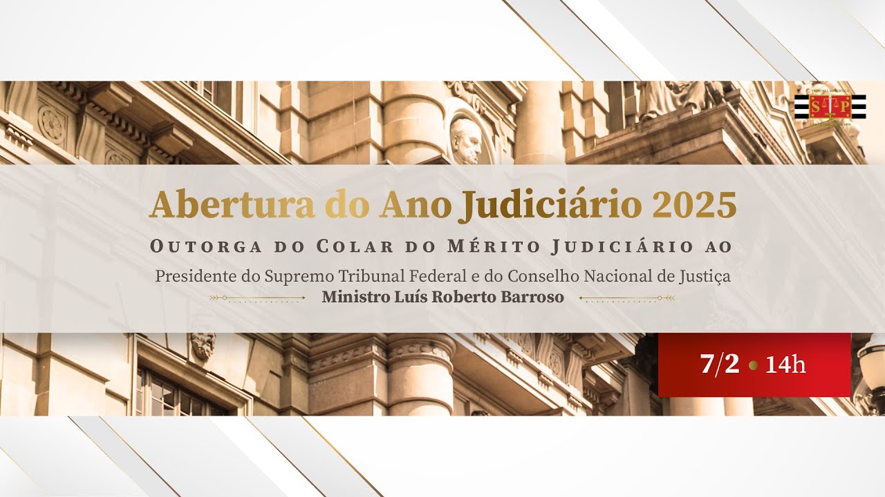 Abertura do Ano Judiciário e outorga do Colar do Mérito ao ministro Luís Roberto Barroso