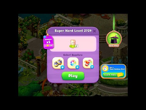 Gardenscapes Level 2729