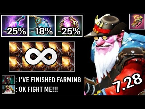 NEW CRAZY AWP -85% CD Arcane Blink + Scepter Sniper Non-Stop Stun vs TB Carry All Team 7.28 Dota 2