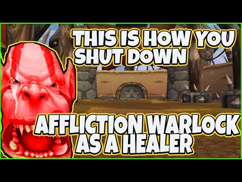 This is How You Shut Down Affliction Warlock in Arenas - Resto Druid ft Affi Warlock Mirror Matchup