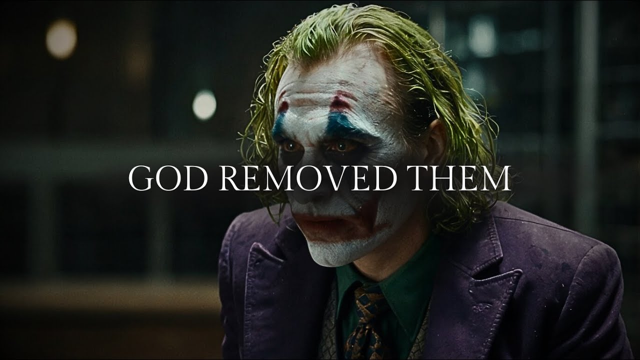 GOD REMOVED THEM COZ THEY WERE USING YOU - JOKER SPEECH (DARK MOTIVATION)