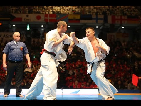 【新極真会】Quarterfinal2 Man Valeri Dimitrov vs Ilya  Yakovlev The 12th World Karate Championship