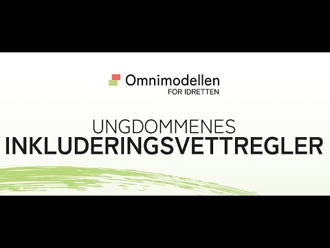 Ungdommenes egne Inkluderingsvettregler for idretten