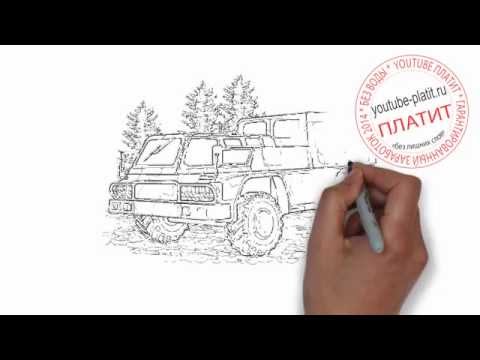 Газель карандашом поэтапно