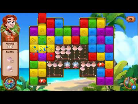 Lost Island Blast Adventure Level 216 - No Boosters