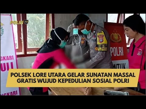 POLSEK LORE UTARA GELAR SUNATAN MASSAL GRATIS WUJUD KEPEDULIAN SOSIAL POLRI
