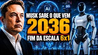 Fim da escala 6x1: Elon Musk Prevê Perda de Controle Humano até 2036