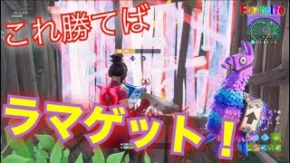【混戦の末】これを勝てばラマが貰えるといったら？　Fortnite フォートナイト
