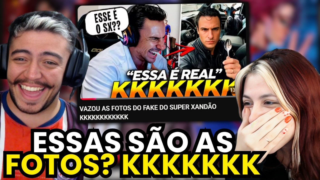 VAZOU AS FOTOS DO FAKE DO SUPER XANDÃO KKKKKKKKKKKK | react