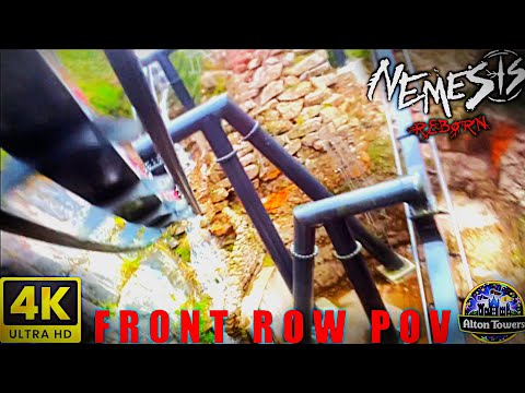 NEMESIS REBORN, Front seat POV - Alton Towers - April 2025 (4K 60FPS)