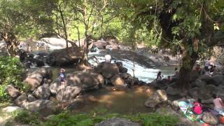 preview picture of video 'Lower Nang Rong waterfall, Nakhon Nayok Province'