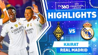 KAIRAT VS REAL MADRID HIGHLIGHTS & ALL GOALS 2025 | UEFA CHAMPIONS LEAGUE 25/26 | UCL 25/26