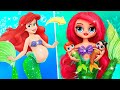 Ariel with Kids / 32 Mermaid DIYs for LOL OMG