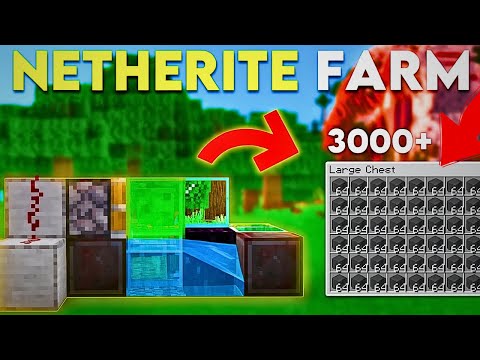 FARM di NETHERITE INFINITA su MINECRAFT BEDROCK EDITION !! 😱​🥰​