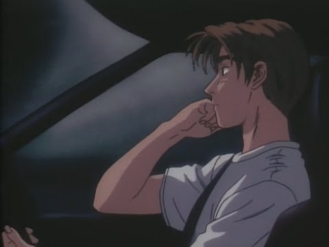 Initial D First Stage ep. 6 - Takumi drifting w/ Iketani (CC Subs)