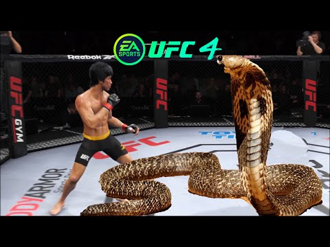 UFC4 Bruce Lee vs  King Cobra EA Sports UFC 4