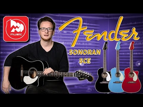 Видео-обзор товара Гитара электроакустическая Fender Sonoran SCE Candy Apple Red