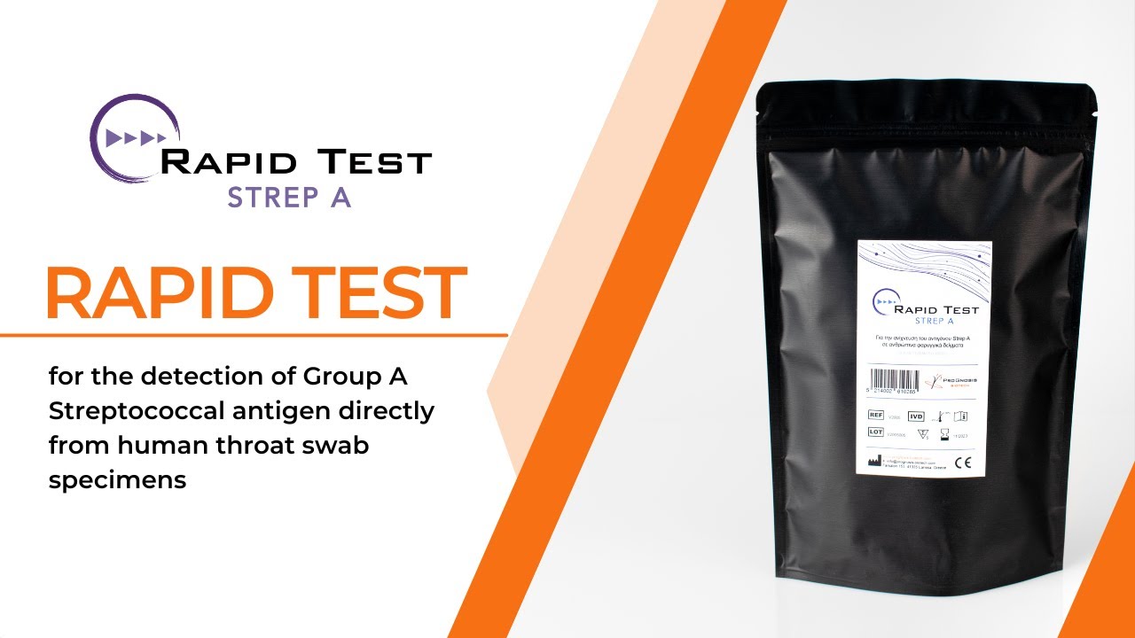 Rapid Test Strep A - For the detection of Group A Streptococcal Antigen