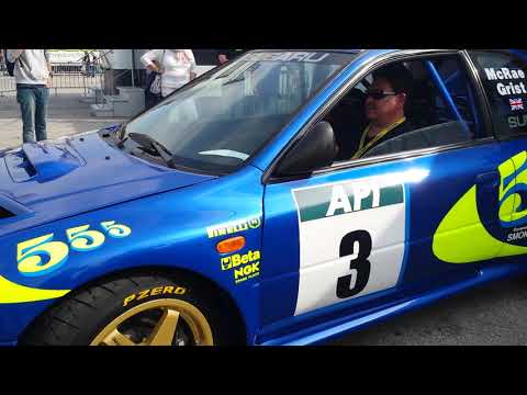 Subaru Impreza WRC 1997 McRae/Grist parking pure sound, classic