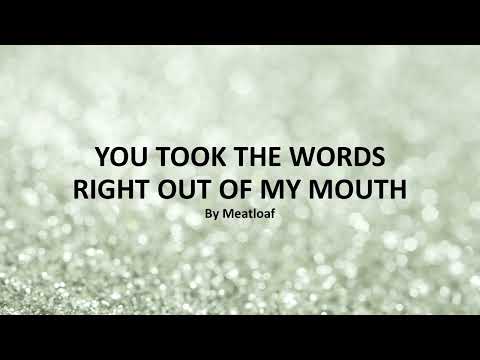 You took the words right out of my mouth - Meat…