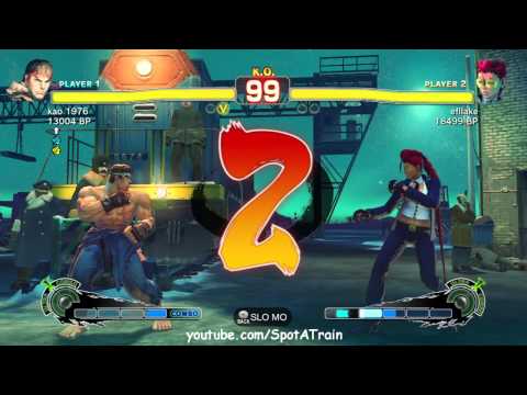 SSF4: kao 1976 (Ryu) vs Uryo (C.Viper) TRUE-HD QUALITY