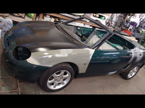 part 1 of an mgf resto #mg #convertible #rover #restoration #automobile #retro #car #classic